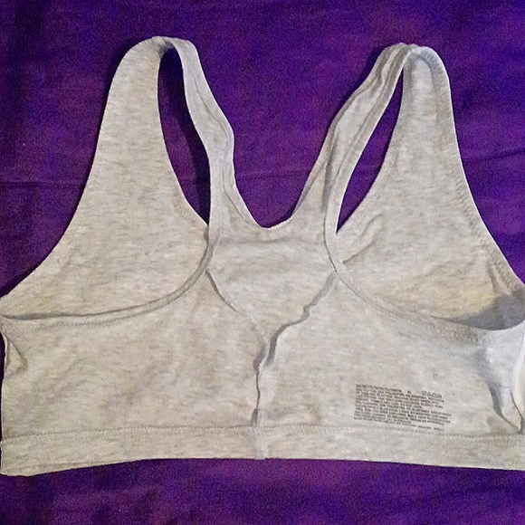 SET OF TWO- Girls sports bras/trainers (Grey and blue) NWOT - Picture 5 of 12